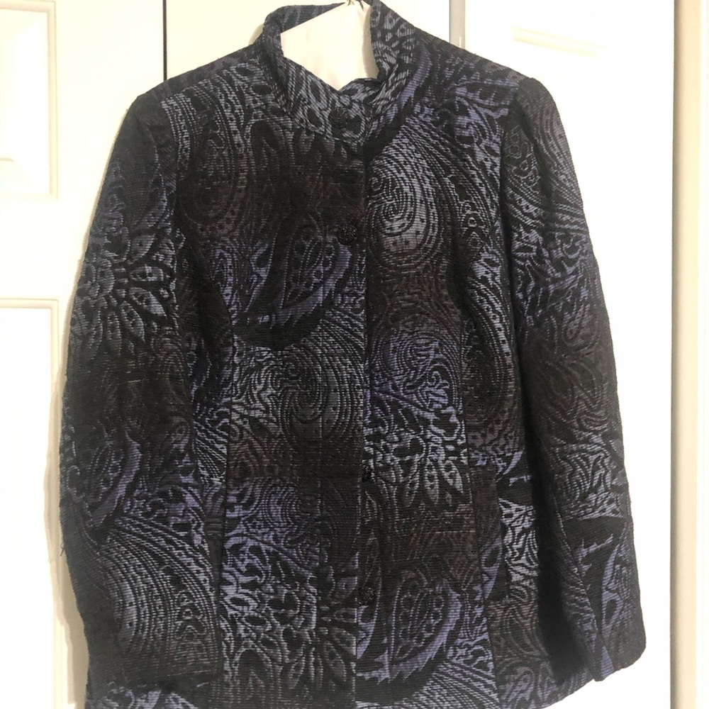 Black/blue jacket